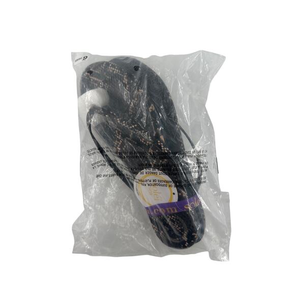 Solei Sea Women's Brown Snake Indie Flip Flop Sandals Size 9 - Picture 3 of 8